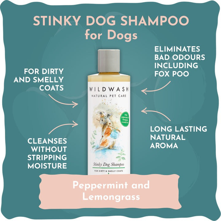 PET Stinky Dog Sjampo Hund – 250ml