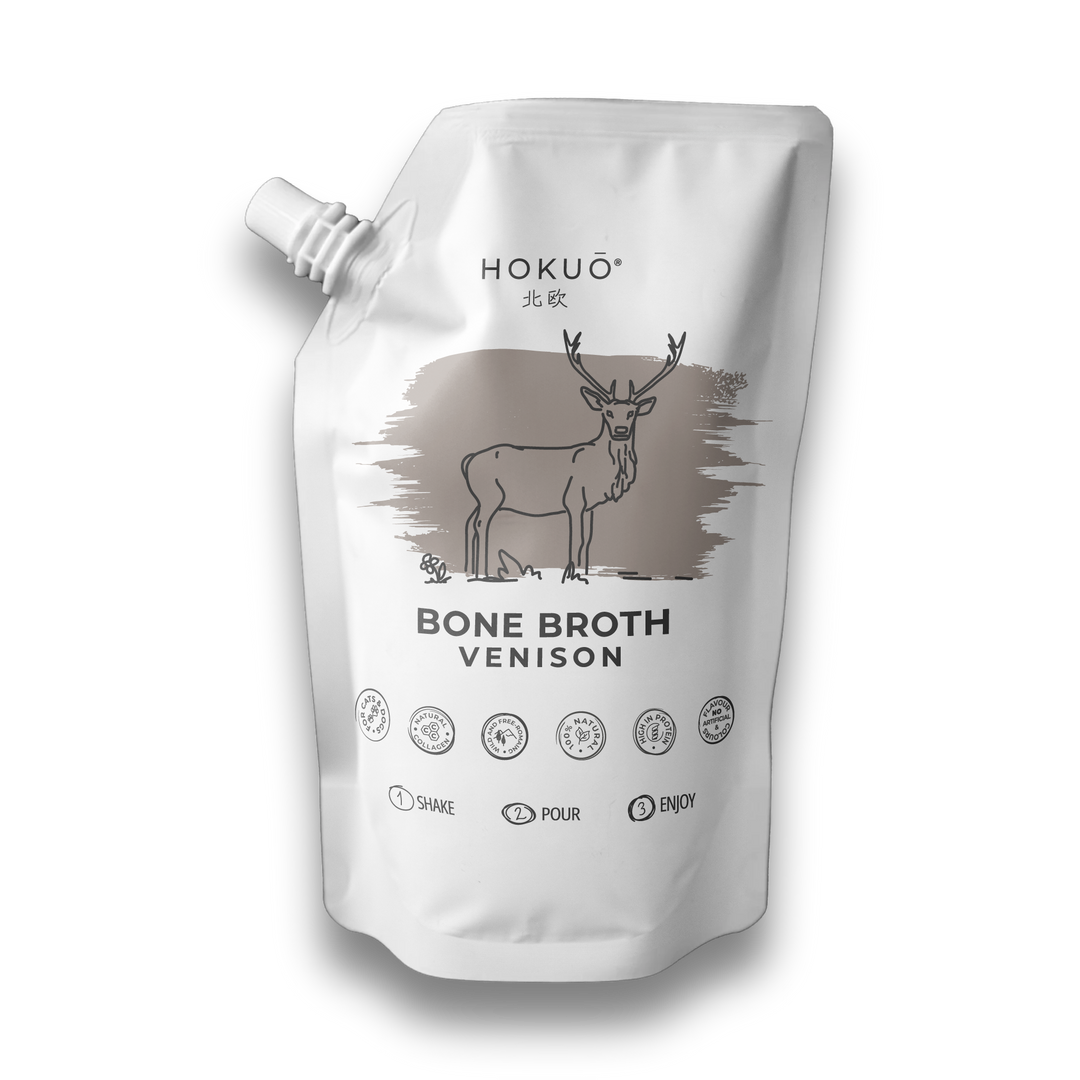 Beinkraft av hjort med økologisk reishi for hund | 100 ml