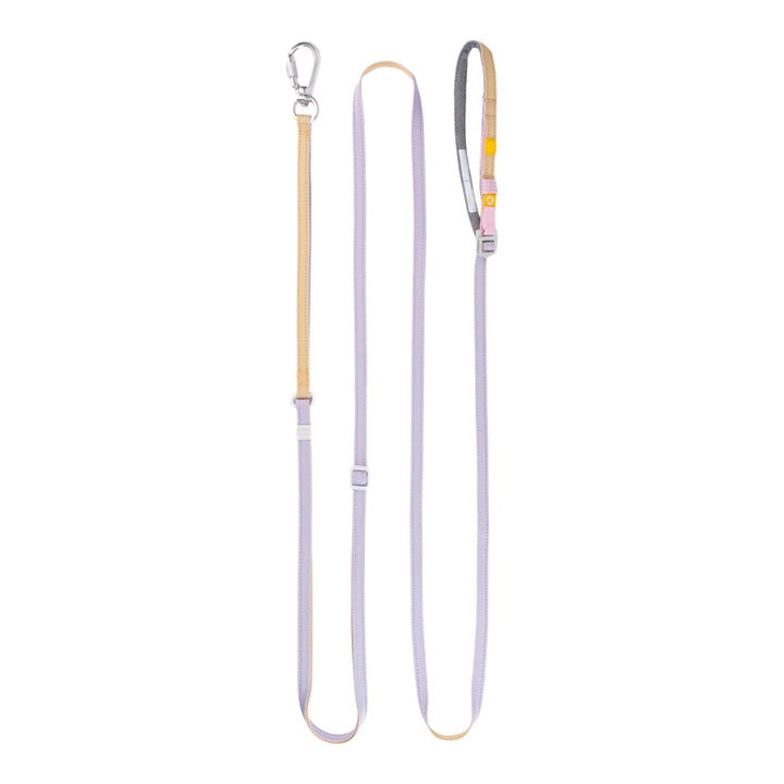 Handsfree/Justerbart Hundebånd Tynt - Lavender Mix