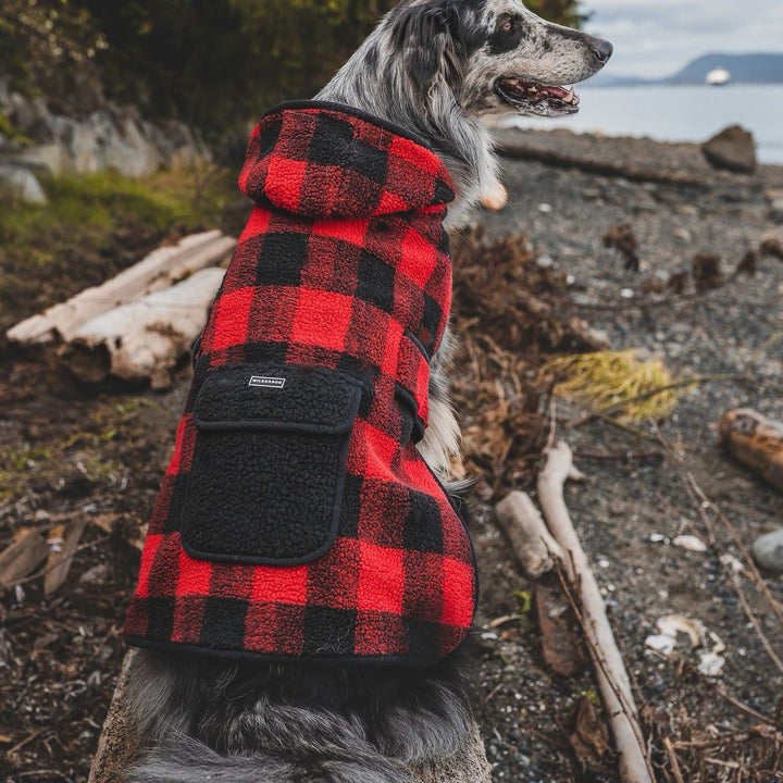 Sherpa Jacket - Red Plaid