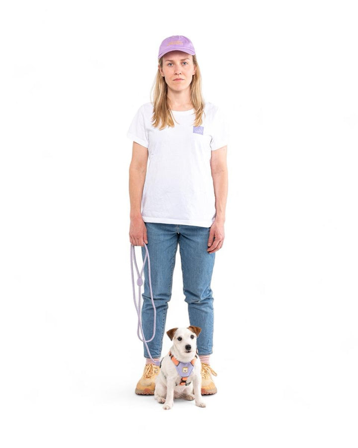 Hundebånd i Tau - Lavendel 8mm / 180cm