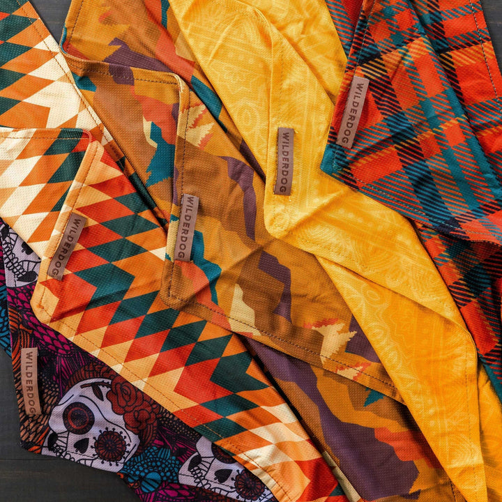 Hundebandana - Pumpkin Spice Plaid