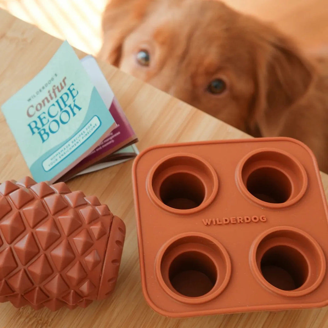 The Conifur - Interaktivt Hundeleketøy med Fryseform