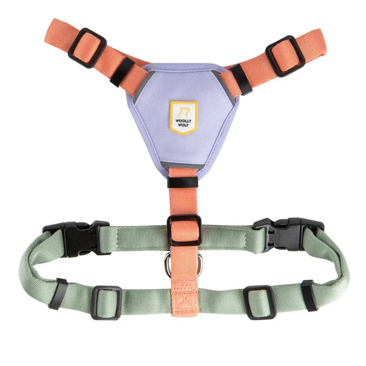Hundesele - Color Block Salmon Pink Mix