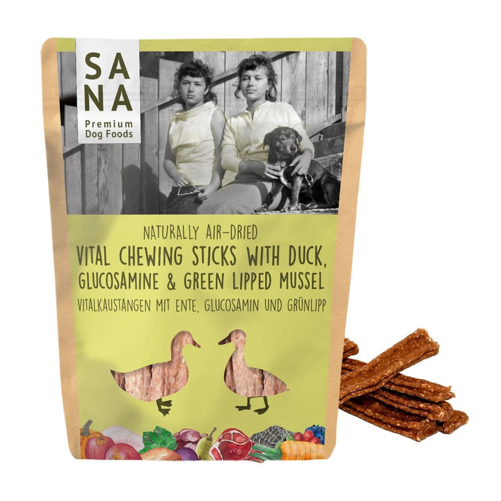 Tyggepinner med Okse, And, Glukosamin & Grønnleppemusling 150 g