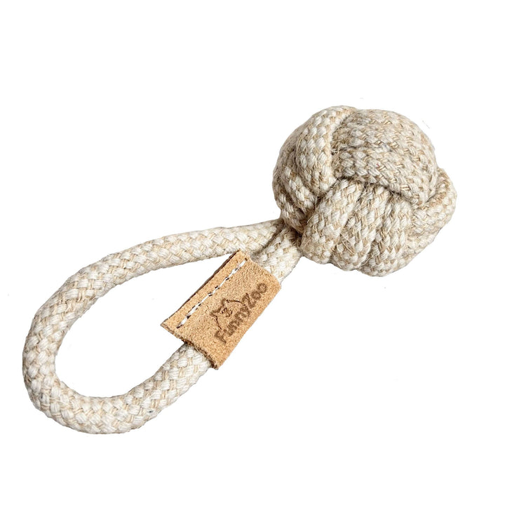 Hundeleke Mini Tauball med Håndtak