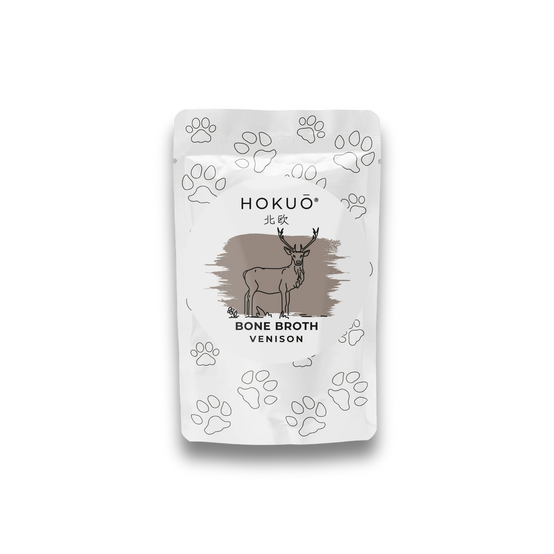 Beinkraft av hjort med økologisk reishi for hund | 400 ml
