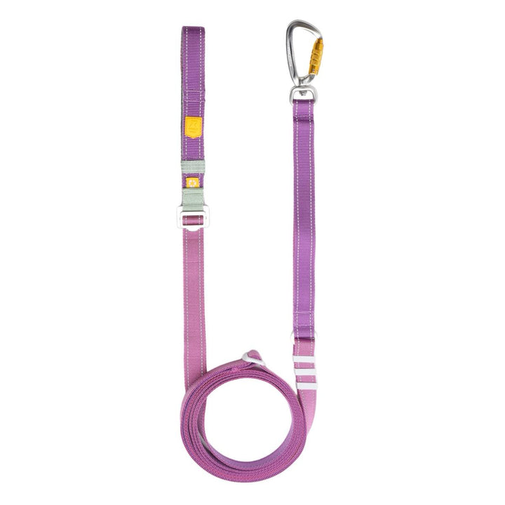 Handsfree/Justerbart Hundebånd - Color block Mauve Mix
