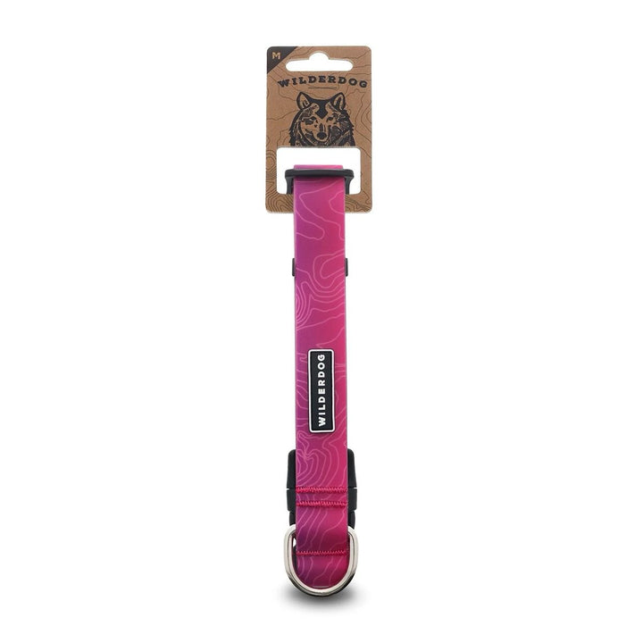 Vanntett Hundehalsbånd - Plum