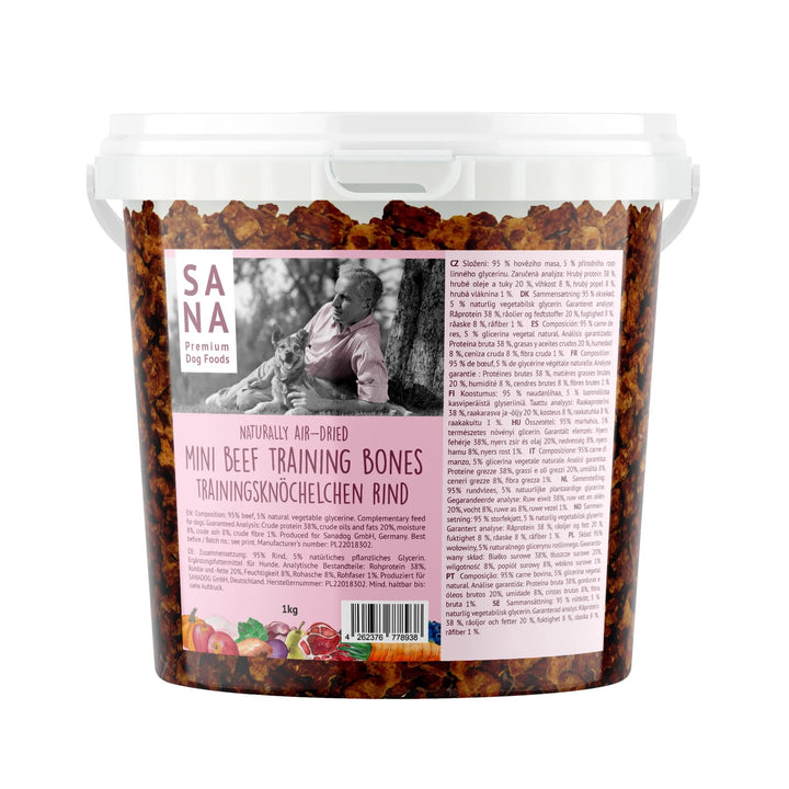 Mini Hundegodbit - Okse 1 kg