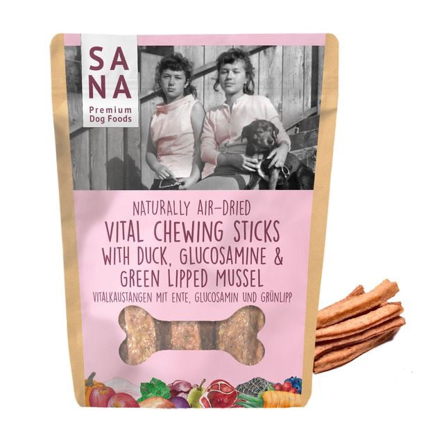 Tyggepinner med Okse, And, Glukosamin & Grønnleppemusling 150 g