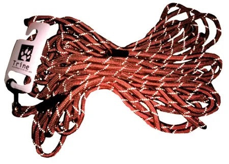 Sporline m/refleks, 6MM/15 Meter Rød