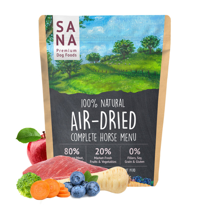 Lufttørket Hundemat - Hest